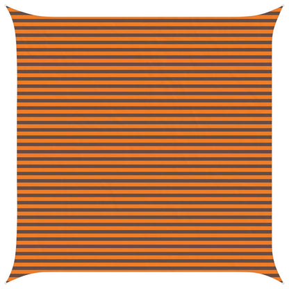 Sun Shade Sail Orange and Brown 5 x 5 m 100% Polyester Oxford