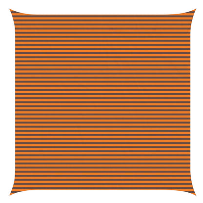 Sun Shade Sail Orange and Brown 6 x 6 m 100% Polyester Oxford