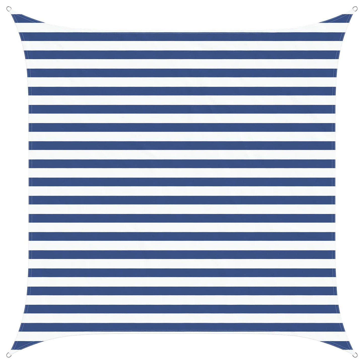 Sun Shade Sail Blue and White 2.5 x 2.5 m 100% Polyester Oxford