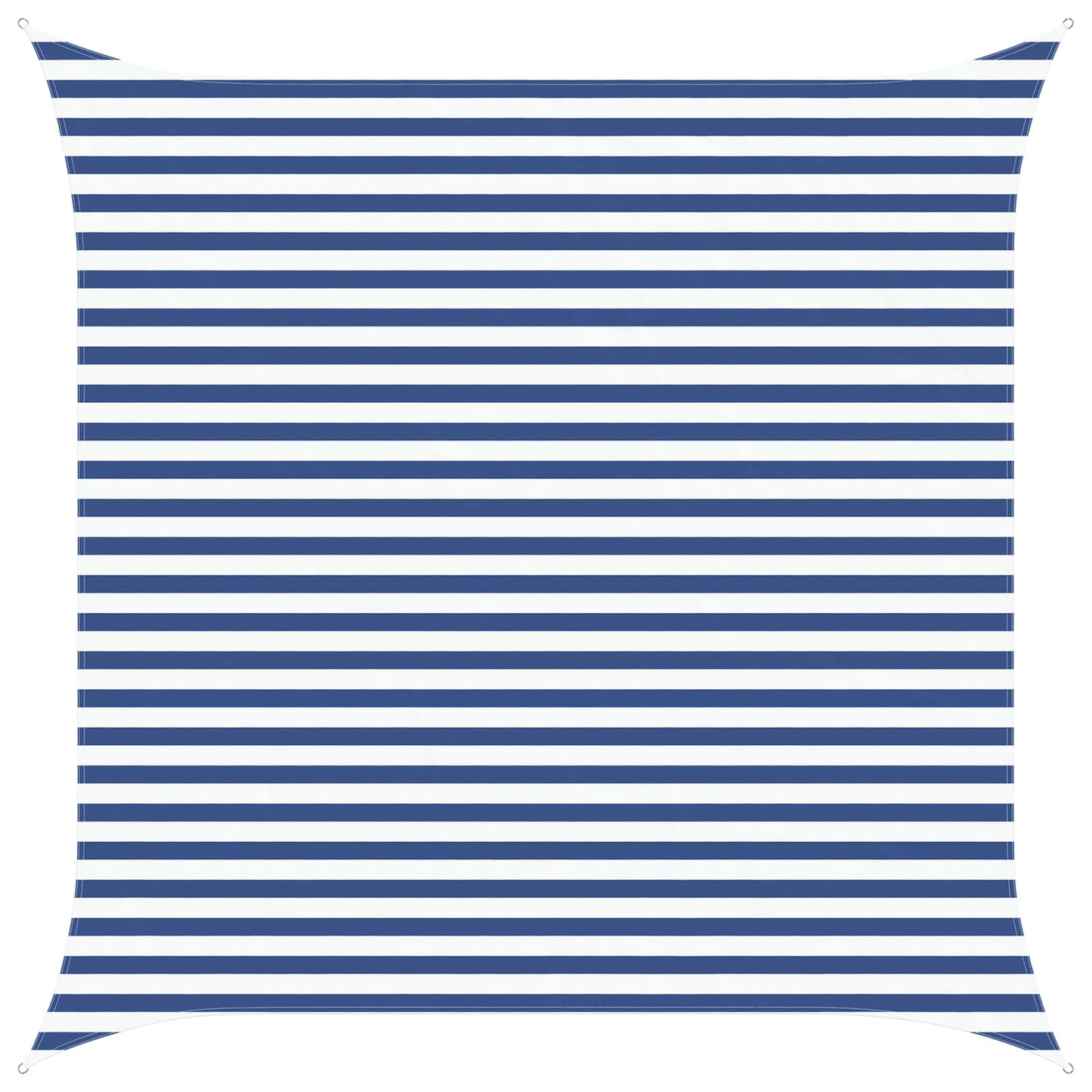 Sun Shade Sail Blue and White 3.6 x 3.6 m 100% Polyester Oxford