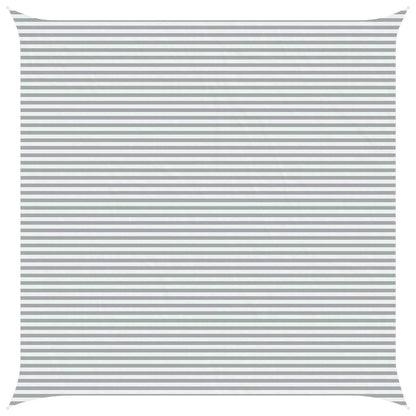 Sun Shade Sail Light Grey and White 7 x 7 m