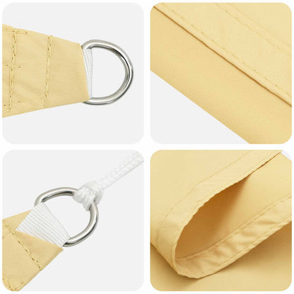 Sun Shade Sail Sand 6 x 2,5 m 100% Polyester Oxford