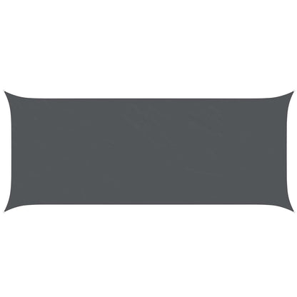 Sun Shade Sail Anthracite 6 x 2.5 m 100% Polyester Oxford