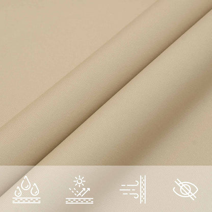 Sun Shade Sail Beige 6 x 2.5 m 100% Polyester Oxford