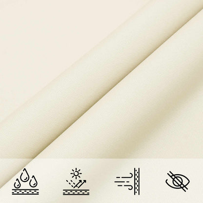 Sun Shade Sail Cream 6 x 2 m 100% Polyester Oxford