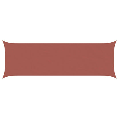 Sun Shade Sail Terracotta 6 x 2 m 100% Polyester Oxford
