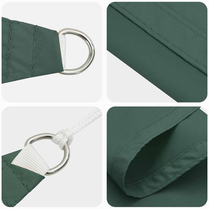 Sun Shade Sail Dark Green 2 x 6 m 100% Polyester Oxford