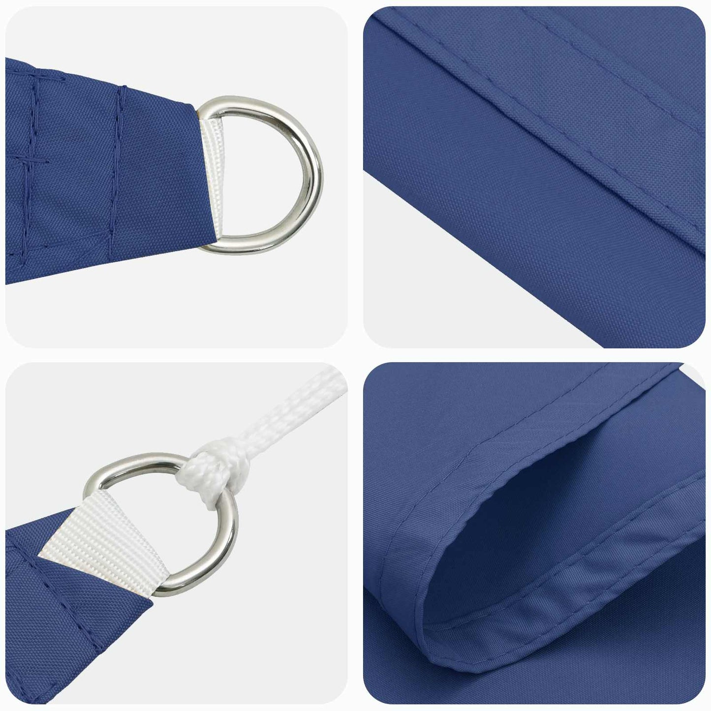 Sun Shade Sail Blue 6 x 2,5 m 100% Polyester Oxford