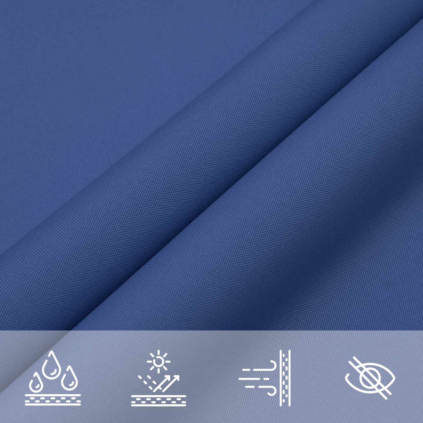 Sun Shade Sail Blue 6 x 2,5 m 100% Polyester Oxford