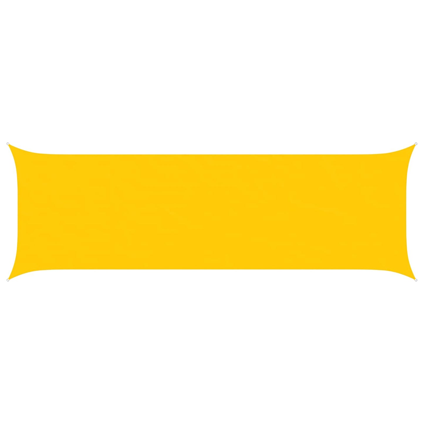 Sun Shade Sail Yellow 6 x 2 m 100% Polyester Oxford