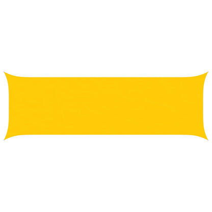 Sun Shade Sail Yellow 6 x 2 m 100% Polyester Oxford