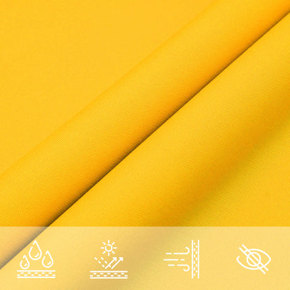 Sun Shade Sail Yellow 6 x 2.5 m 100% Polyester Oxford