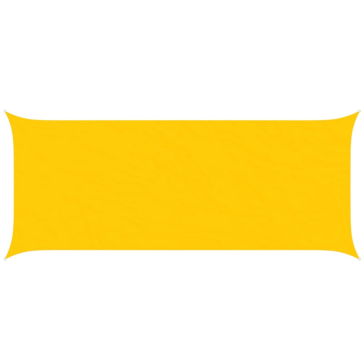 Sun Shade Sail Yellow 6 x 2.5 m 100% Polyester Oxford
