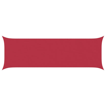 Sun Shade Sail Red 6 x 2 m 100% Polyester Oxford