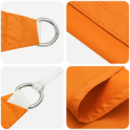 Sun Shade Sail Orange 6 x 2.5 m 100% Polyester Oxford