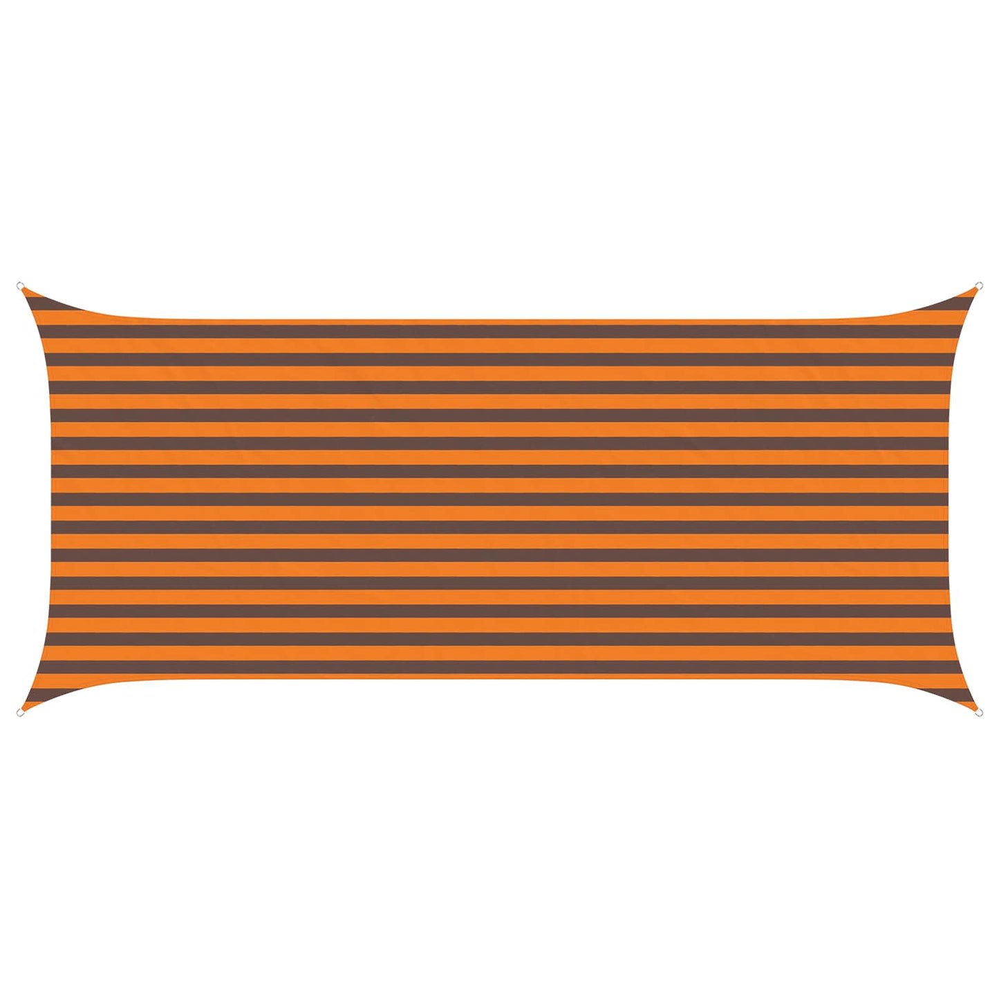 Sun Shade Sail Orange and Brown 4,5 x 2 m 100% Polyester Oxford