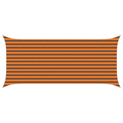 Sun Shade Sail Orange and Brown 4,5 x 2 m 100% Polyester Oxford