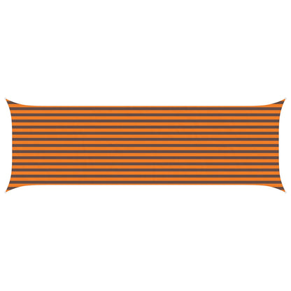 Sun Shade Sail Orange and Brown 6 x 2 m 100% Polyester Oxford