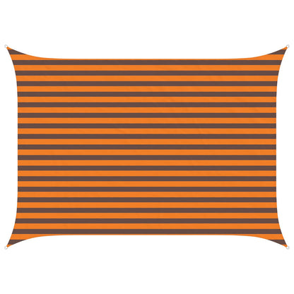 Sun Shade Sail Orange and Brown 3,5 x 2,5 m