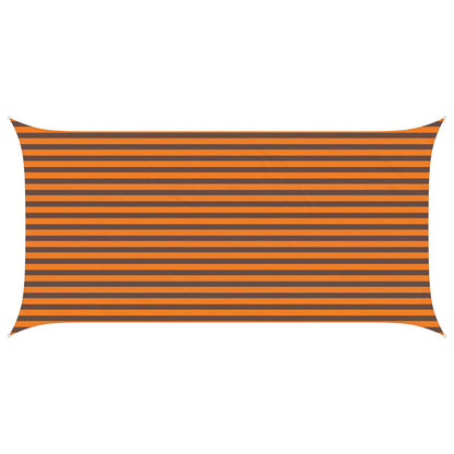 Sun Shade Sail Orange and Brown 5 x 2,5 m 100% Polyester Oxford