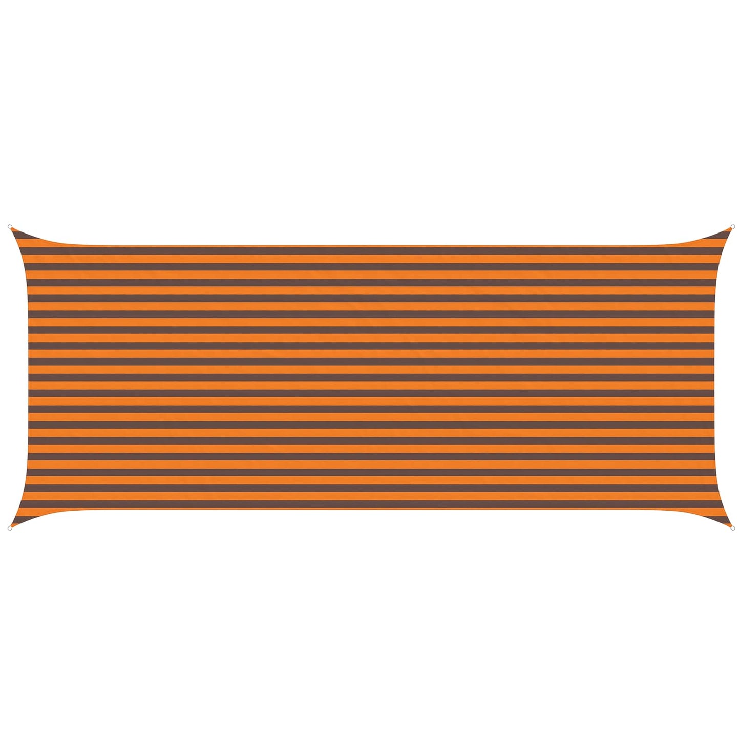 Sun Shade Sail Orange and Brown 6 x 2.5 m 100% Polyester Oxford