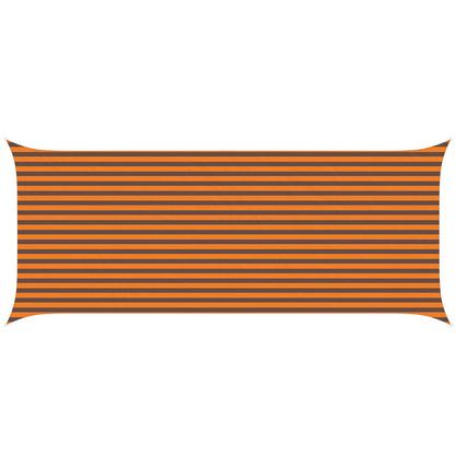 Sun Shade Sail Orange and Brown 6 x 2.5 m 100% Polyester Oxford