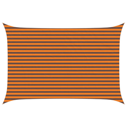 Sun Shade Sail Orange and Brown 4.5 x 3 m 100% Polyester Oxford