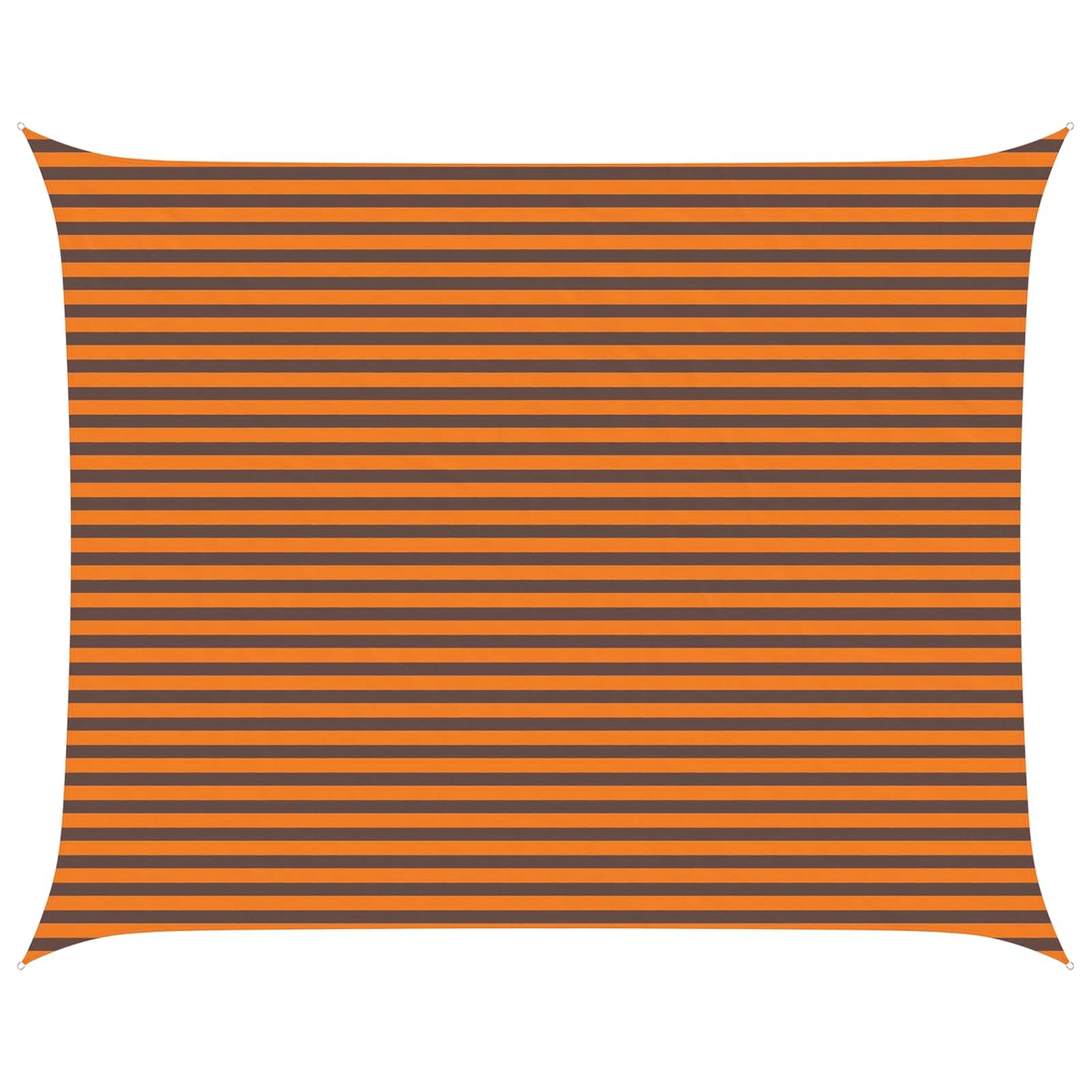 Sun Shade Sail Orange and Brown 5 x 4 m 100% Polyester Oxford