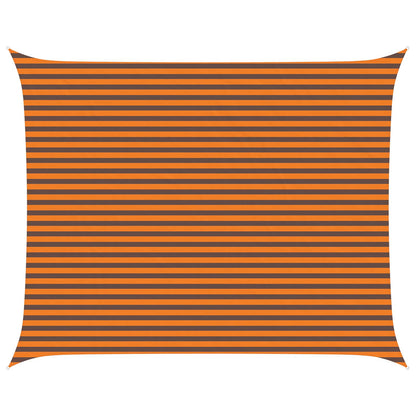 Sun Shade Sail Orange and Brown 5 x 4 m 100% Polyester Oxford