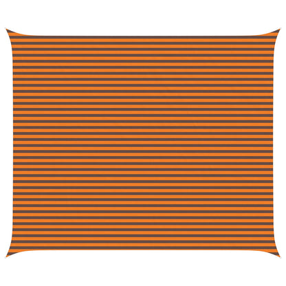 Sun Shade Sail Orange and Brown 6 x 5 m 100% Polyester Oxford
