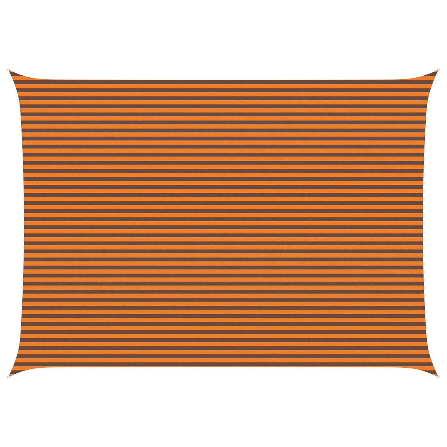 Sun Shade Sail Orange and Brown 7 x 5 m 100% Polyester Oxford