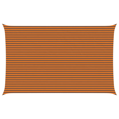 Sun Shade Sail Orange and Brown 8 x 5 m 100% Polyester Oxford