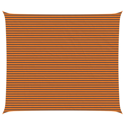 Sun Shade Sail Orange and Brown 7 x 6 m 100% Polyester Oxford