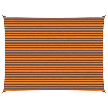 Sun Shade Sail Orange and Brown 8 x 6 m 100% Polyester Oxford