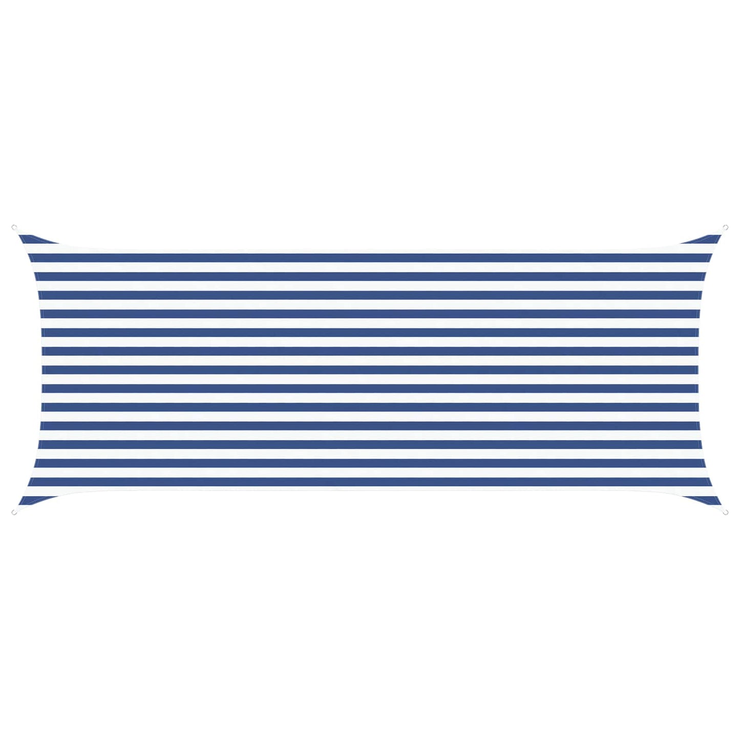 Sun Shade Sail Blue and White 5 x 2 m 100% Polyester Oxford