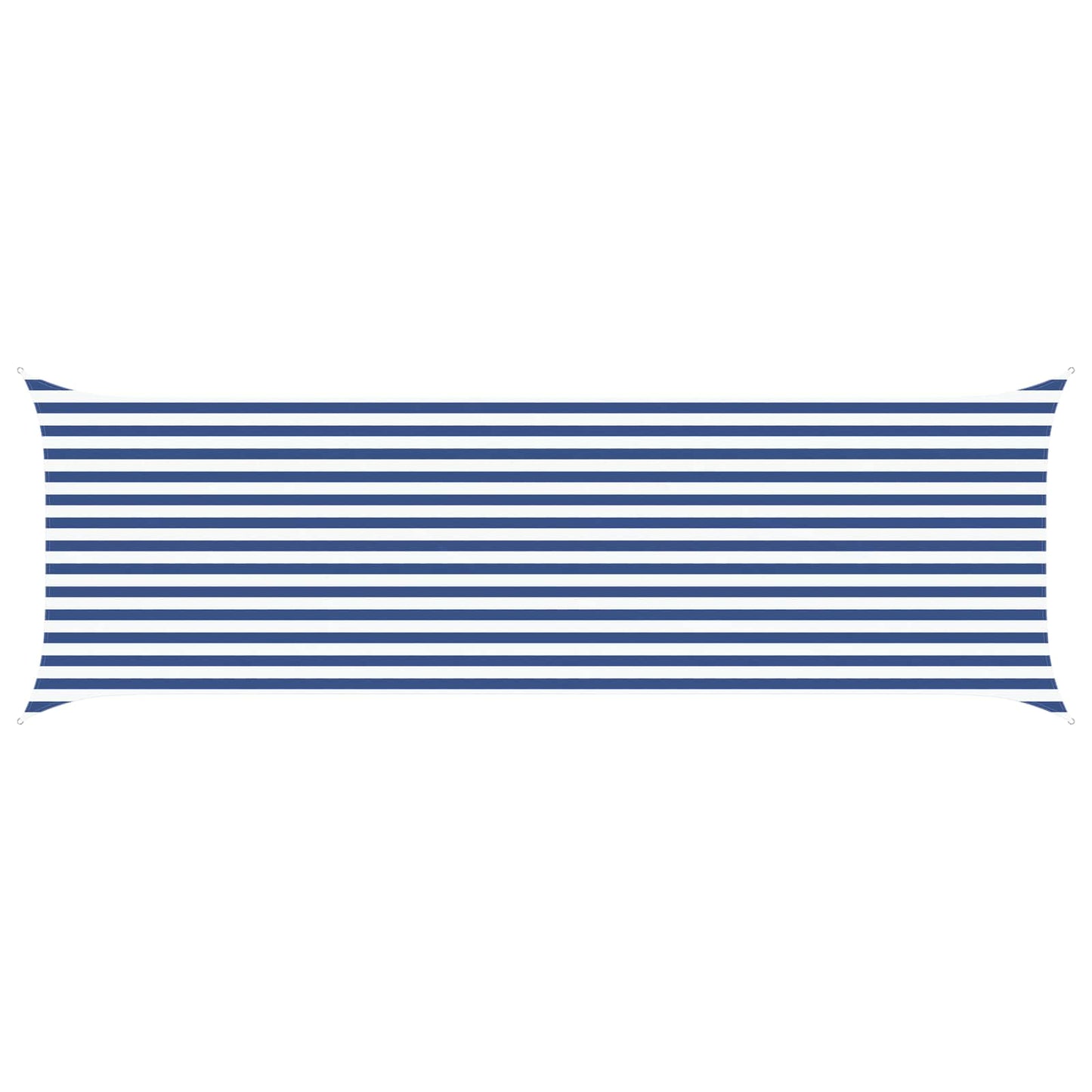 Sun Shade Sail Blue and White 6 x 2 m 100% Polyester Oxford
