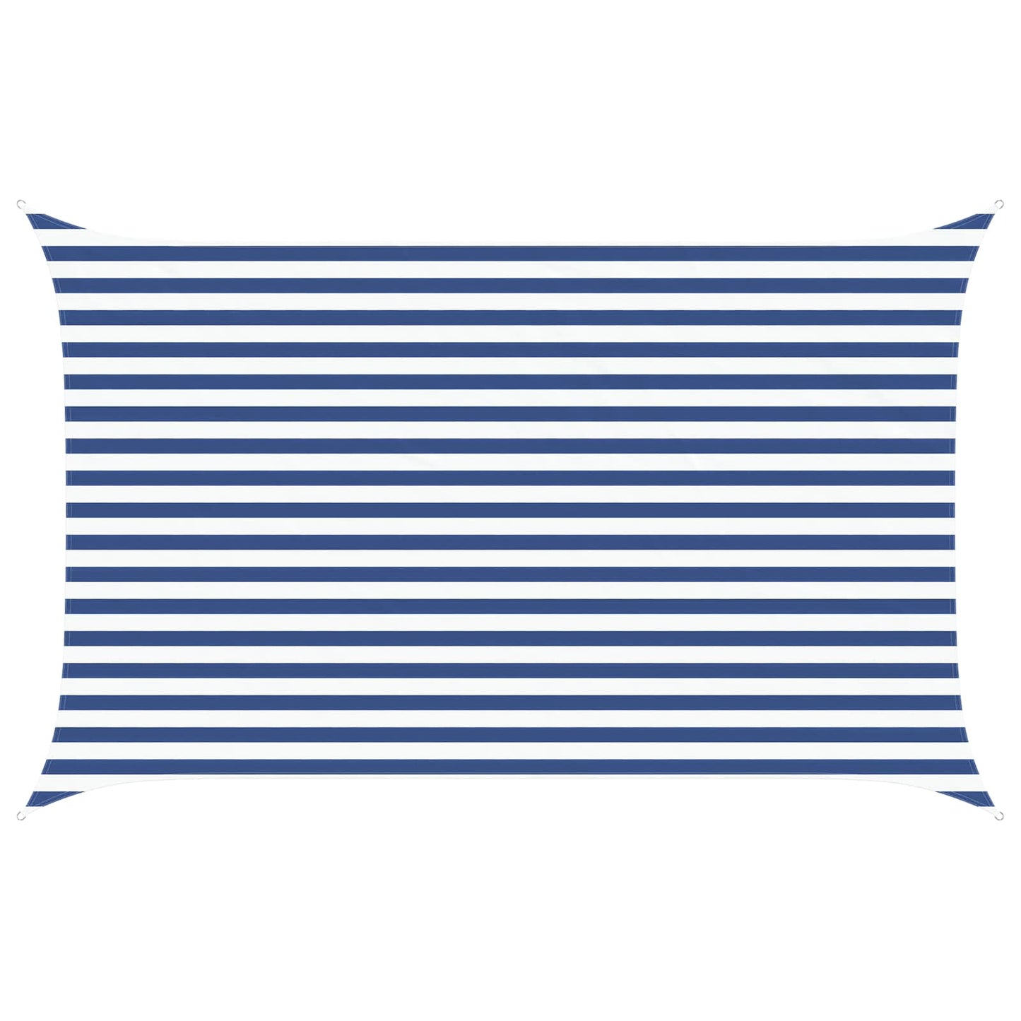 Sun Shade Sail Blue and White 4 x 2.5 m 100% Polyester Oxford