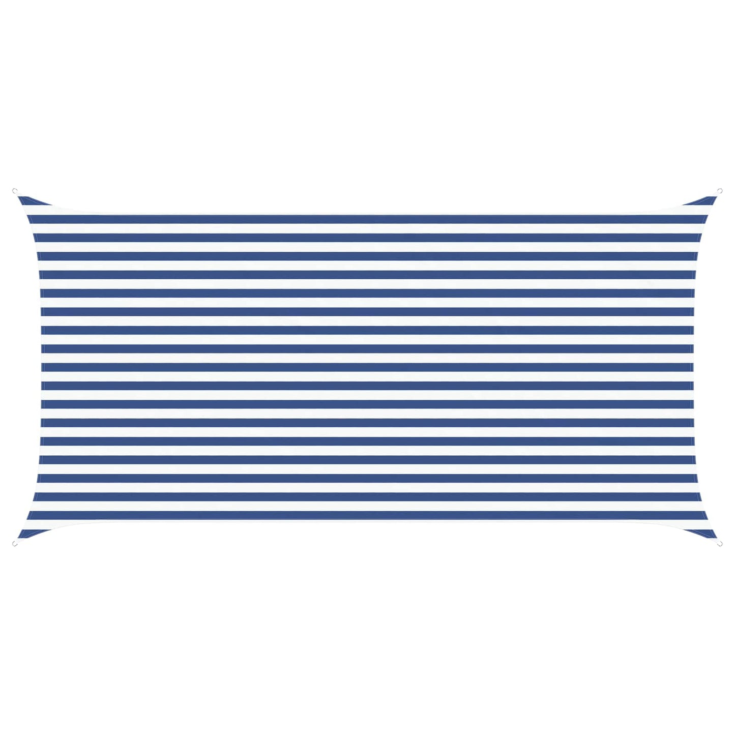 Sun Shade Sail Blue and White 5 x 2,5 m 100% Polyester Oxford
