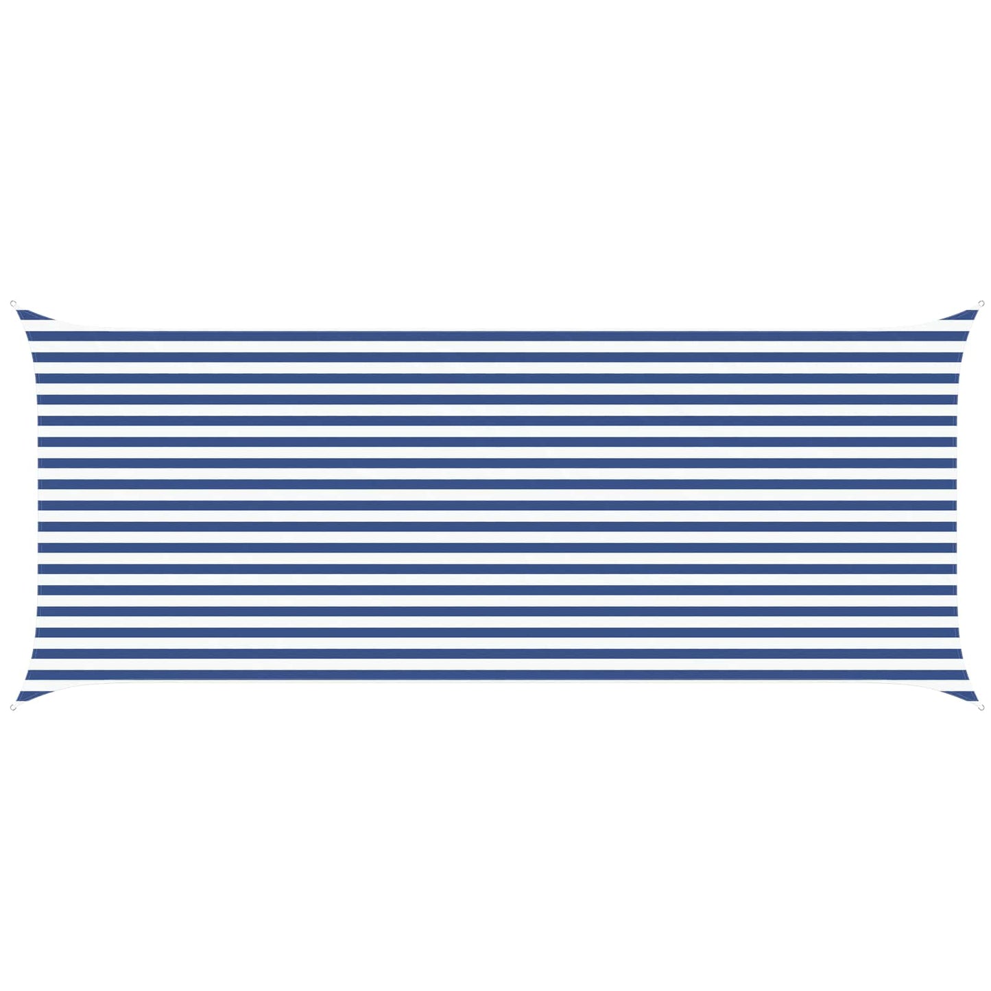 Sun Shade Sail Blue and White 6 x 2.5 m 100% Polyester Oxford
