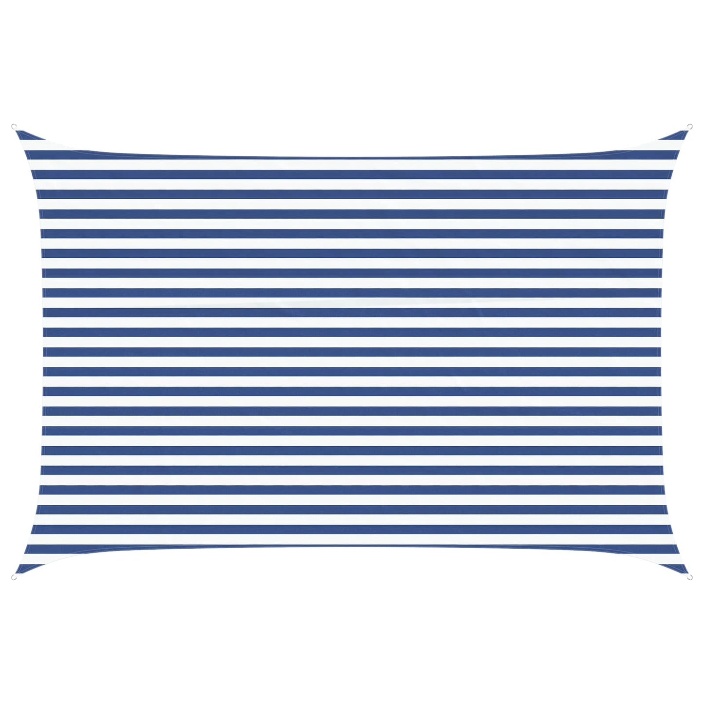 Sun Shade Sail Blue and White 4,5 x 3 m 100% Polyester Oxford