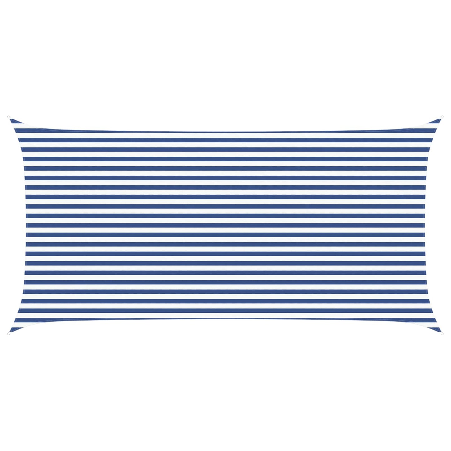 Sun Shade Sail Blue and White 6 x 3 m 100% Polyester Oxford