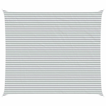 Sun Shade Sail Light Grey and White 7 x 6 m