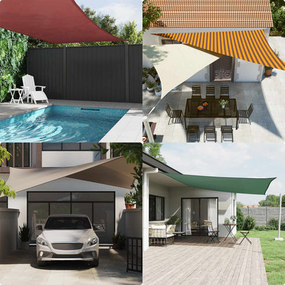 Sun Shade Sail 5 x 7 x 7 m 100% Polyester Oxford Triangular