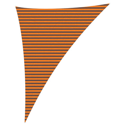 Sun Shade Sail Orange and Brown 4 x 5 x 6.4 m