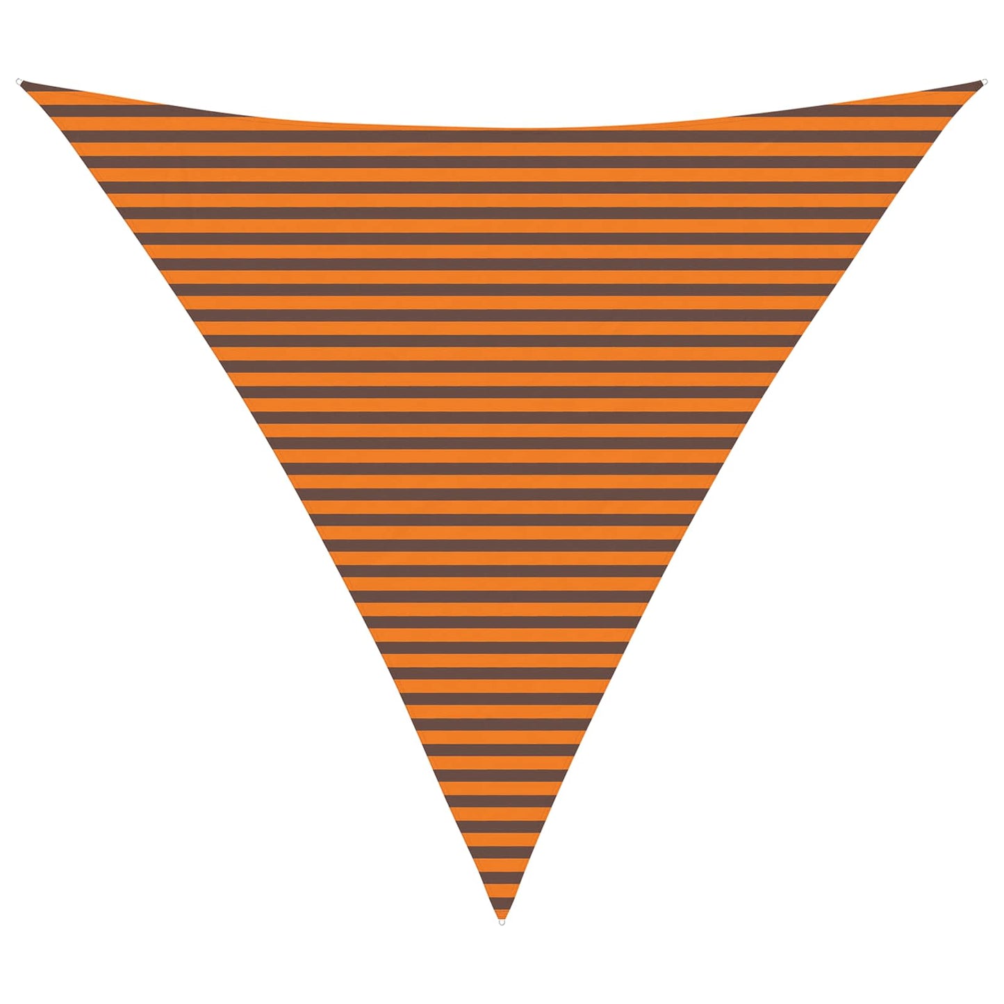 Sun Shade Sail Orange and Brown 6 x 6 x 6 m