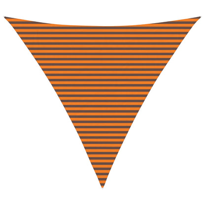 Sun Shade Sail Orange and Brown 6 x 6 x 6 m