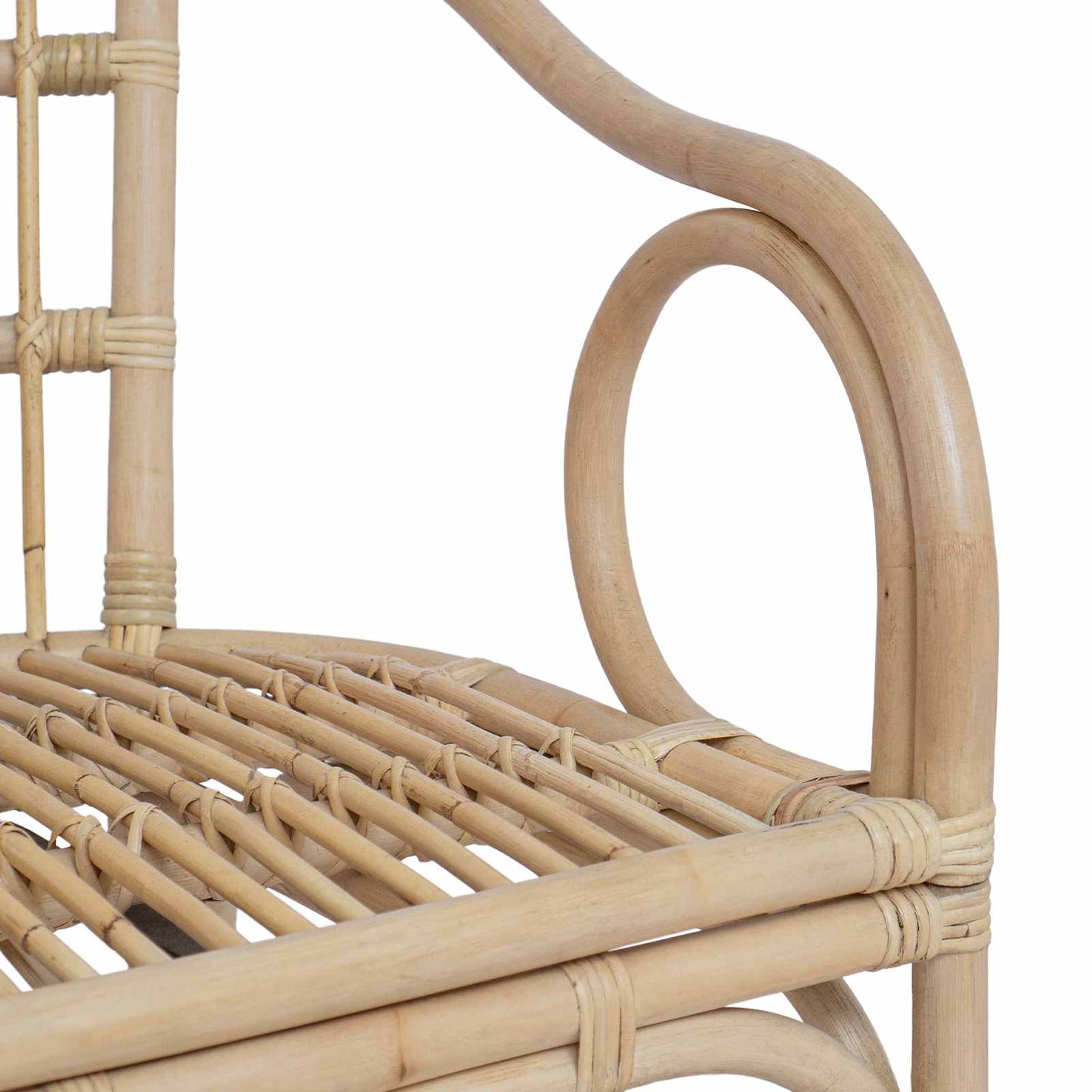 Stacking Chair Natural 58 x 60 x 81 cm Rattan
