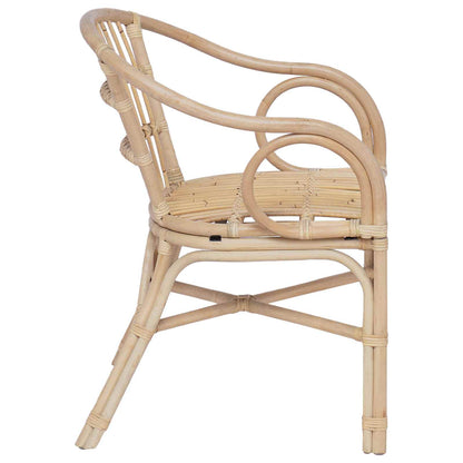 Stacking Chair Natural 58 x 60 x 81 cm Rattan