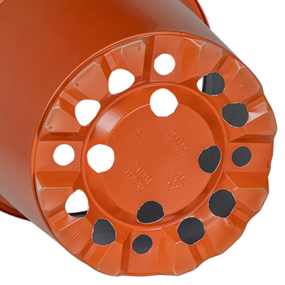 Flower Pot 200 pcs Terracotta Ø 15 x 13 cm Plastic