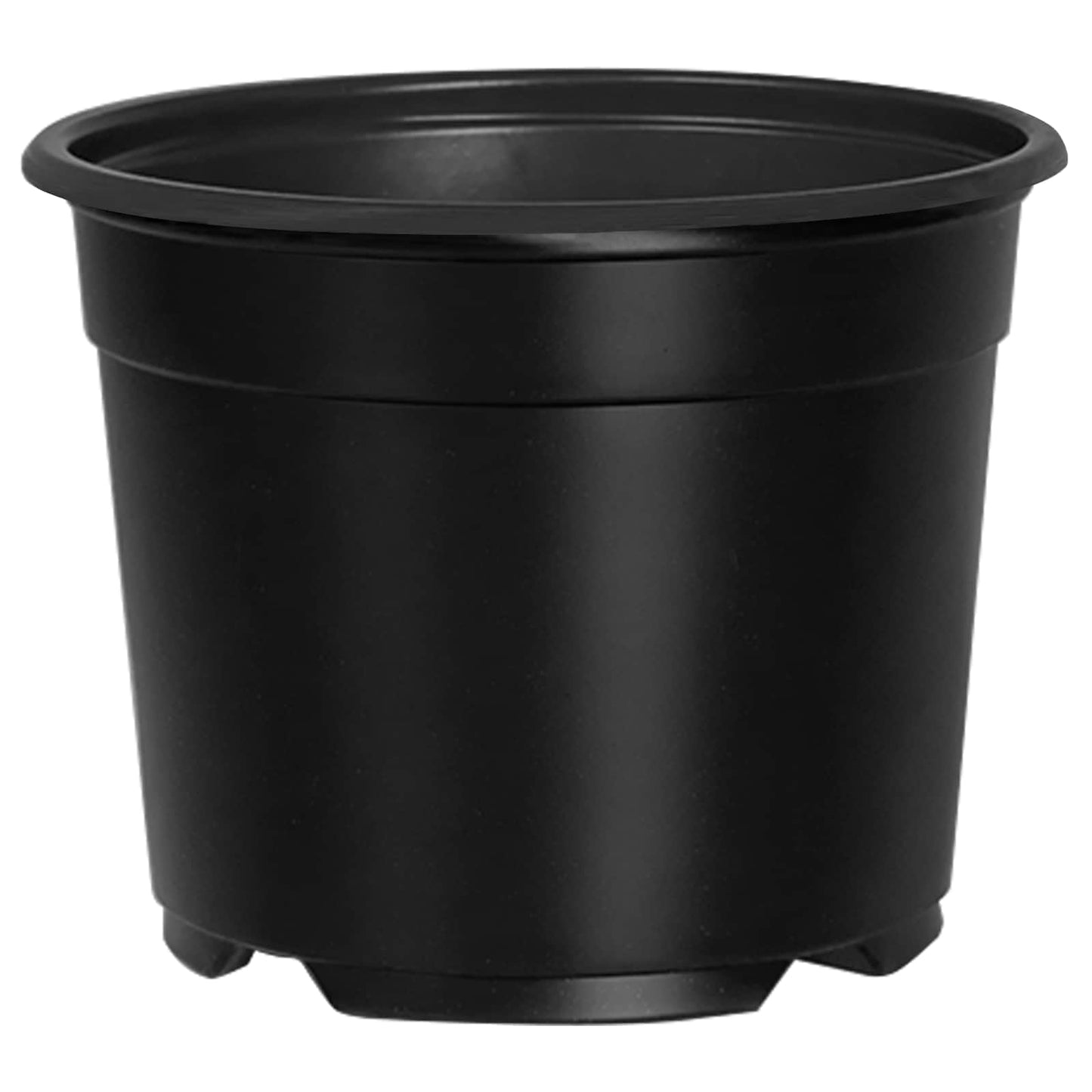 Round Flower Pot 50 pcs Black Ø 10 x 8 cm Plastic